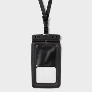 Heyday Waterproof Phone Pouch Case Fits 6.7in Touch Screen Black NEW open box